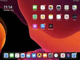 Image result for iPad Home Screen with Black Wallpaper