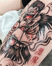 Image result for Ryuk Death Note Tattoo