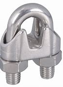 Image result for Stainless Steel Cable Clamps