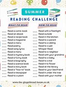 Image result for 5X5 Reading Challenge Printable
