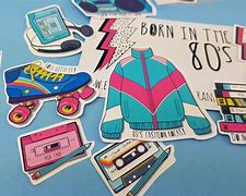 Image result for 80s Aesthetic Stickers