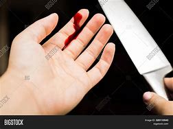 Image result for Finger Bleeding Knife