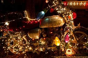 Image result for Motorcycle Covered in Lights