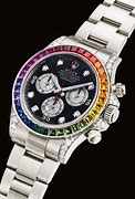 Image result for Rolex 7 Color Diamond Watch