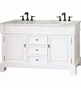 Image result for White Double Vanity 60 Inch