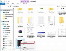 Image result for Where Restore File From Recycle Bin