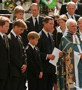 Image result for Prince Harry at Diana's Funeral