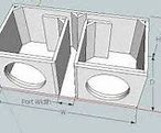 Image result for 4 Inch Subwoofer Box Design