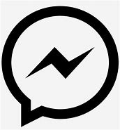 Image result for Messenger Icon Black and White