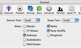 Image result for iTunes Preferences