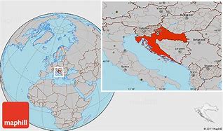 Image result for World Map of Croatia