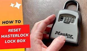 Image result for Resetting a Master Combination Lock