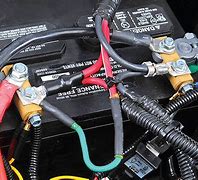 Image result for Battery Cables Positive Car Diagram Negative