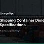 Image result for Flat Rack Container Dimensions