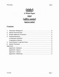 Image result for Download White Paper Template
