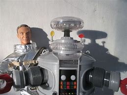 Image result for Lost in Space Robot and Dr. Smith