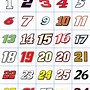 Image result for 28 NASCAR Number Logo