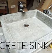 Image result for DIY Concrete Sink