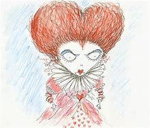 Image result for Alice in Wonderland Tim Burton Drawings