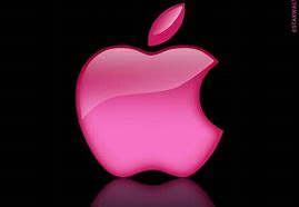 Image result for 3D Apple Logo Pink