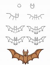 Image result for Draw Bat Step by Step