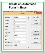 Image result for Fill Form Excel Sample