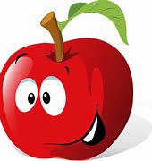 Image result for Cartoon Apples with Faces