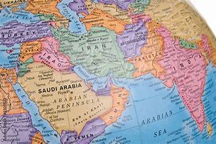 Image result for Middle East On Globe Pretty