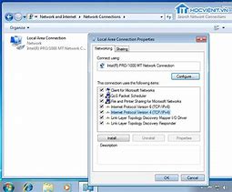 Image result for Local Area Connection Properties 10