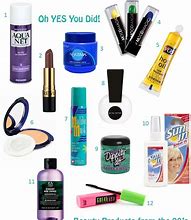Image result for 90s Makeup Products
