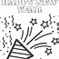 Image result for Happy New Year Coloring