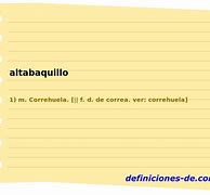 Image result for altabaquillo