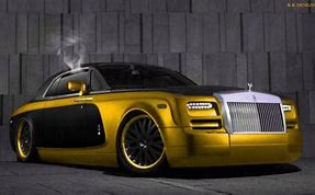 Image result for Gold Rose Royce Car