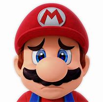 Image result for Mario Sad Face