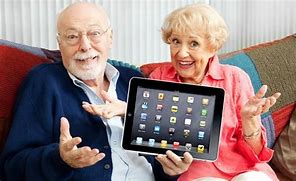 Image result for Elderly Using iPad