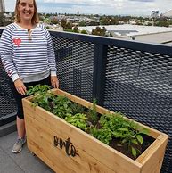 Image result for Custom Sized Self Watering Planter Box