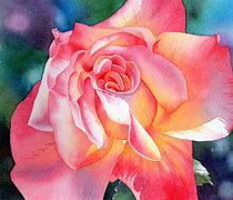 Image result for Coluorful Watercoluor Flower
