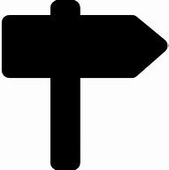Image result for Directional Sign SVG