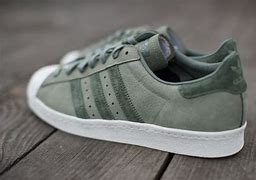 Image result for Olive Green Suede Adidas