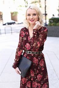 Image result for Fall Floral Maxi Dress
