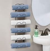 Image result for Black Wall Mount Sink Towel Holder