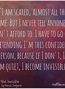 Image result for I Have Become Invisible