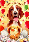 Image result for Cute Puppy Happy Birthday Card