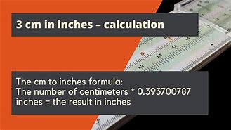 Image result for 19Cm to Inches