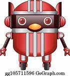 Image result for Red Robot Cartoon