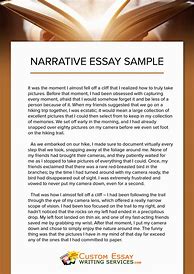 Image result for Story Essay Example