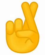 Image result for Cross Fingers Emoji