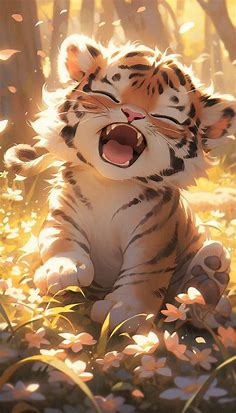 I love baby tigers by kaylynnHaase08 on DeviantArt