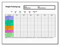 Image result for Workout Tracker Sheet