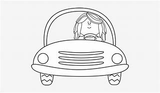 Image result for Driving Car Clip Art Black and White